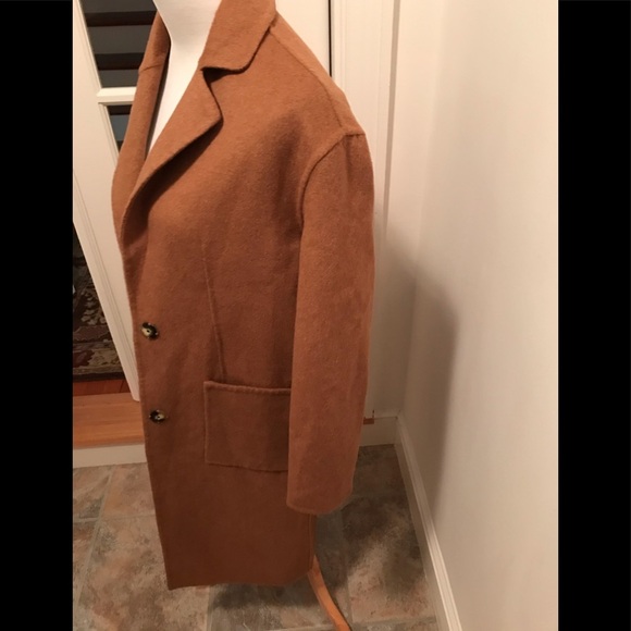 NWT Free People XS brown trench coat XS - Picture 3 of 16